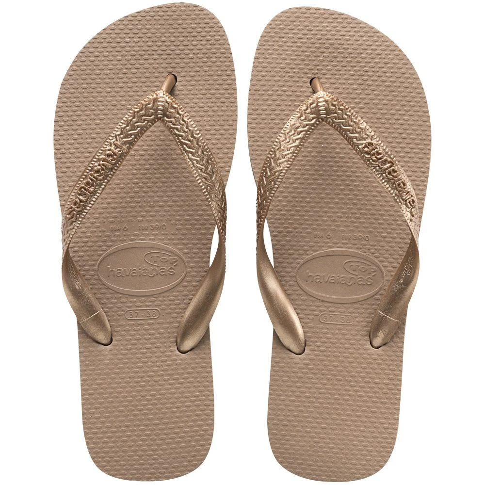Havaianas Slim Tiras In Rose Gold