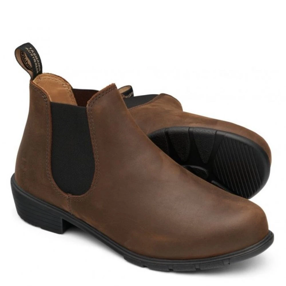 Blundstone Women's Series Low Heel 1970 In Antique Brown - Image 3