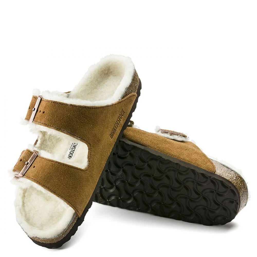 Birkenstock Arizona Shearling In Mink - Image 4
