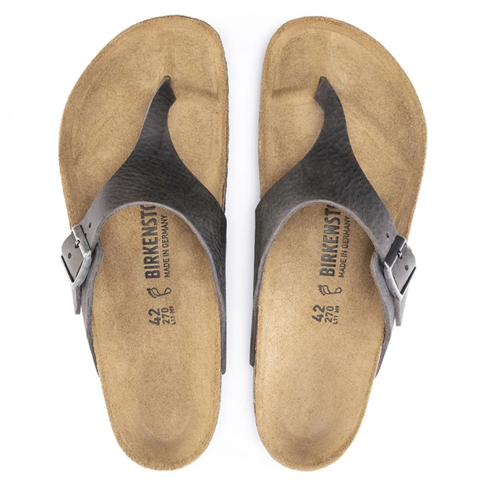 Birkenstock Men's Como Nubuck Leather In Camberra Iron - Image 3