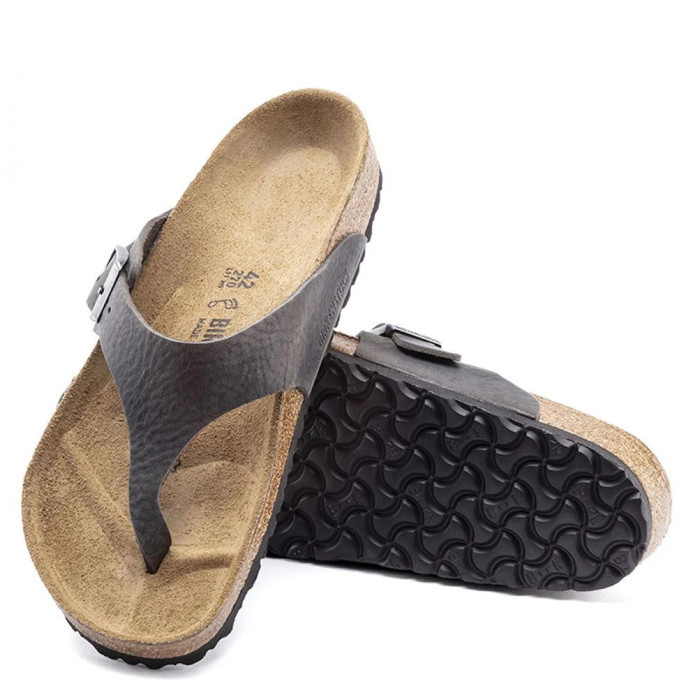 Birkenstock Men's Como Nubuck Leather In Camberra Iron - Image 4