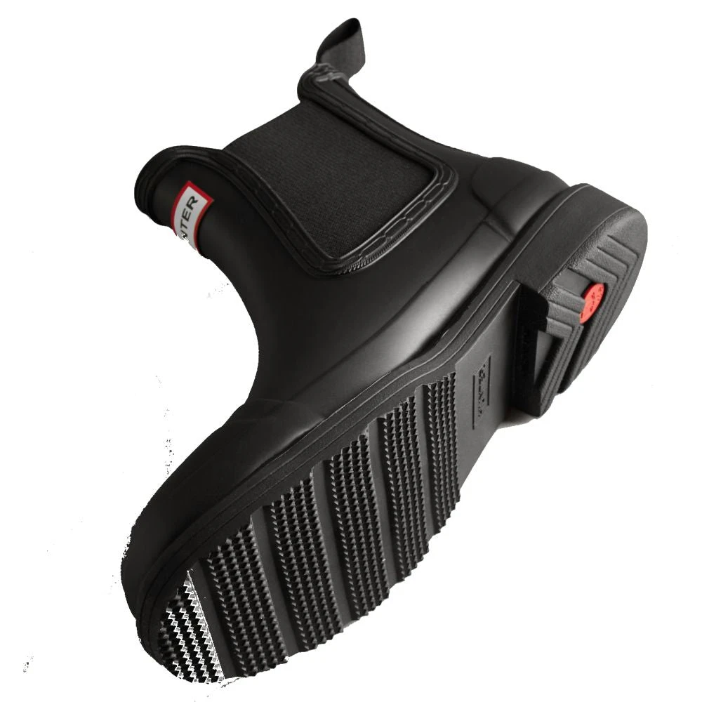 Hunter Women's Commando Chelsea Boots In Black - Image 4