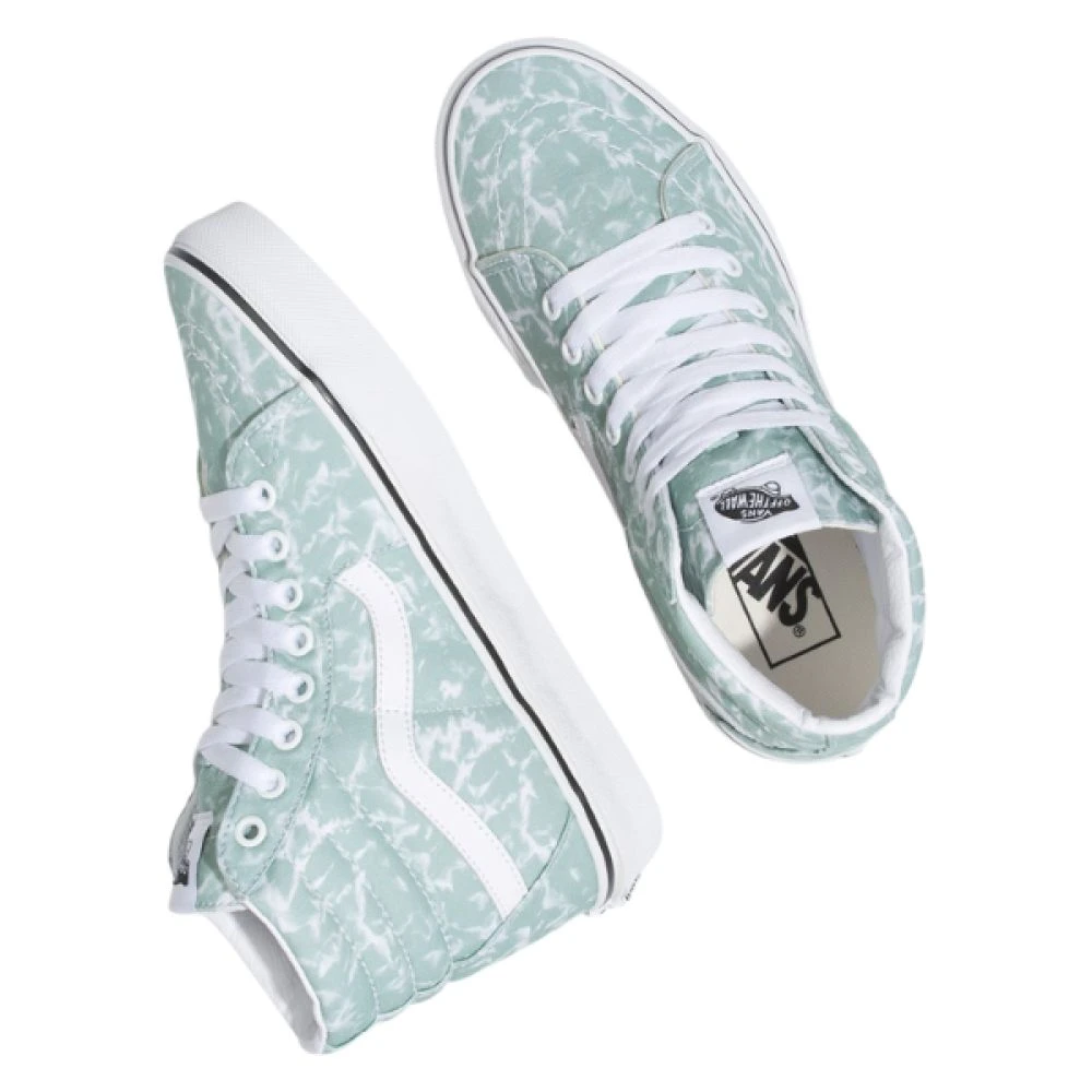 Vans Women's Washes Sk8-Hi In Caledon Green/True White - Image 2