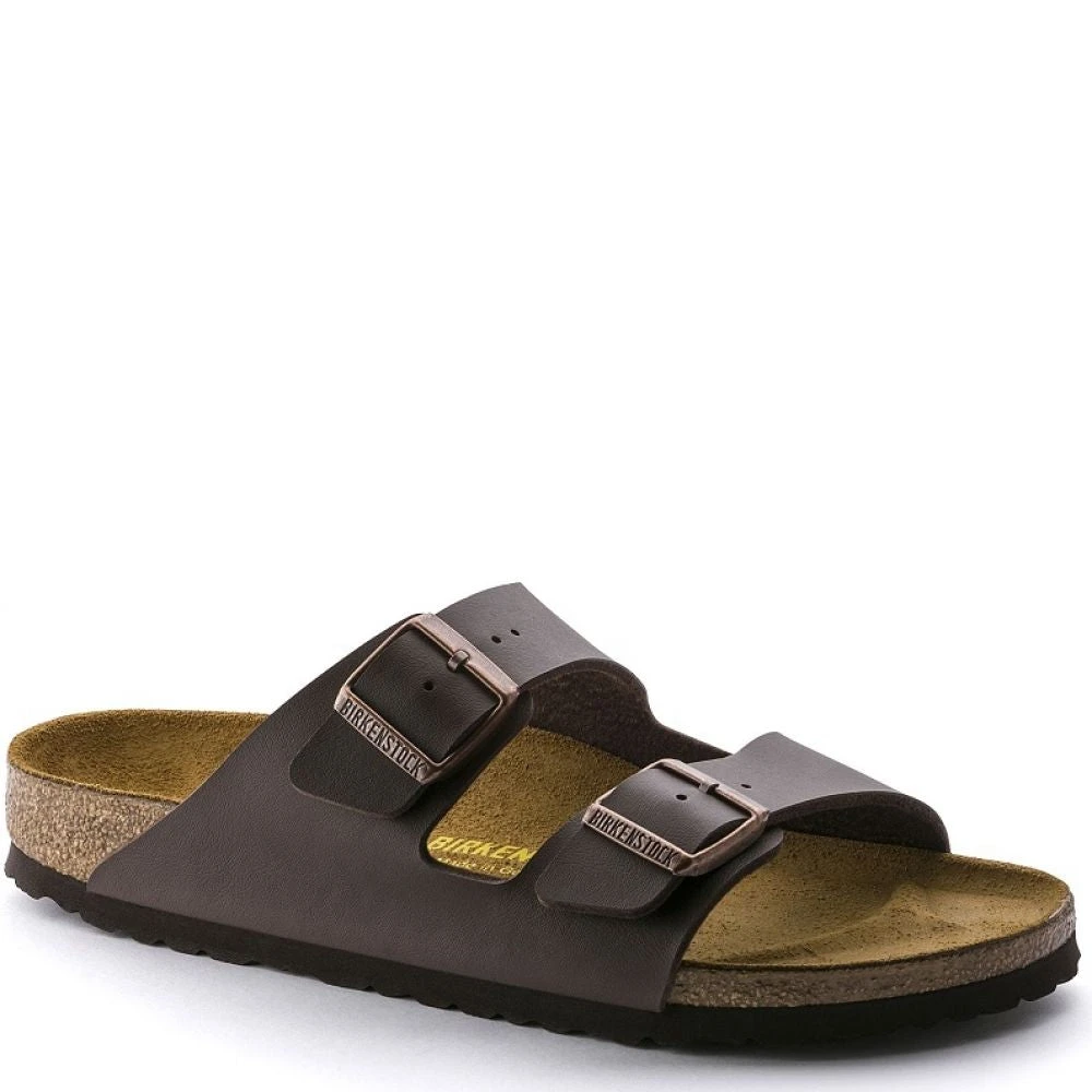 Birkenstock Arizona Birko-Flor In Dark Brown (Narrow Width) - Image 2