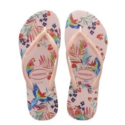 Havaianas Women's Slim Tropical Flip Flop In Ballet Rose