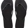 Havaianas Women's Slim Glitter II In Black