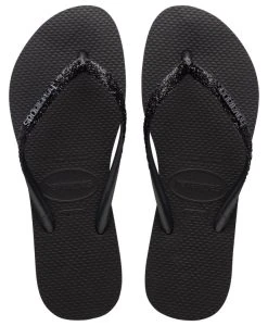 Havaianas Women's Slim Glitter II In Black