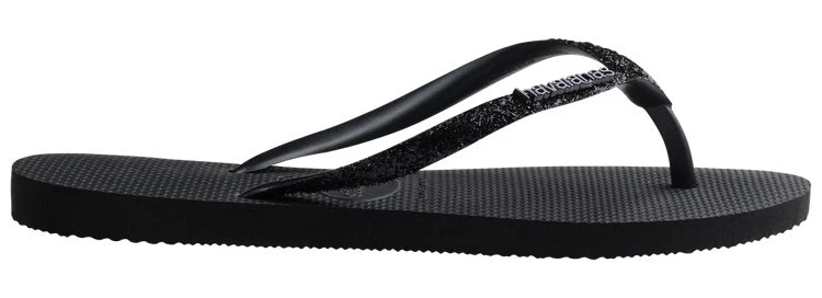 Havaianas Women's Slim Glitter II In Black - Image 3