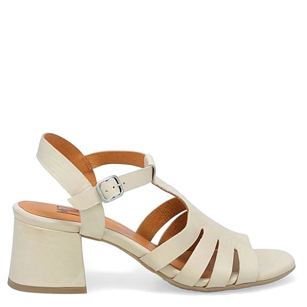 Miz Mooz Women's Boardwalk Heeled Sandal In Cream