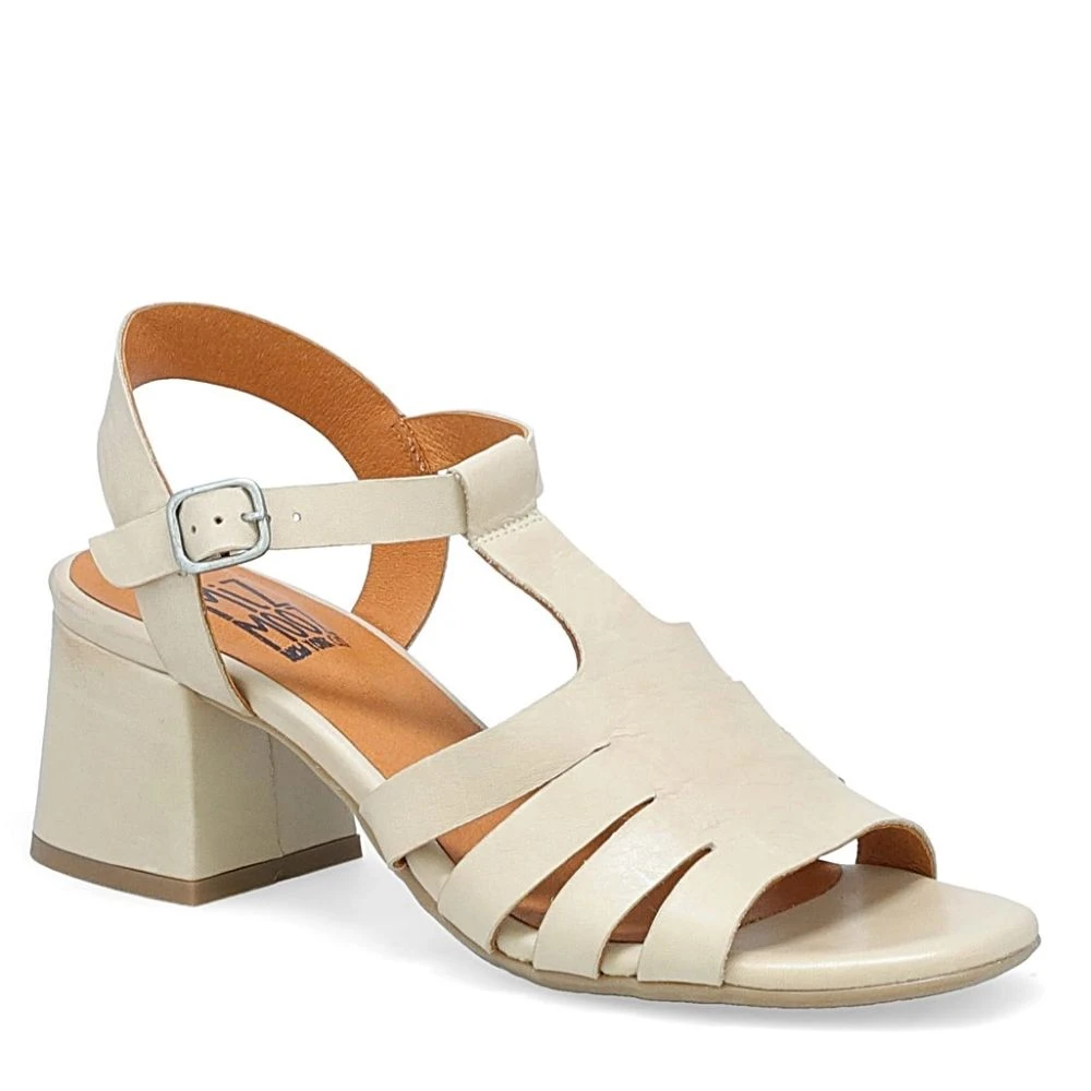 Miz Mooz Women's Boardwalk Heeled Sandal In Cream - Image 2
