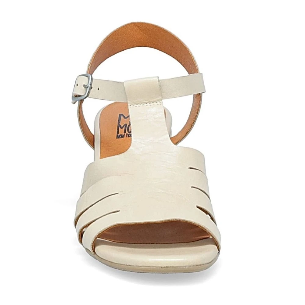Miz Mooz Women's Boardwalk Heeled Sandal In Cream - Image 3