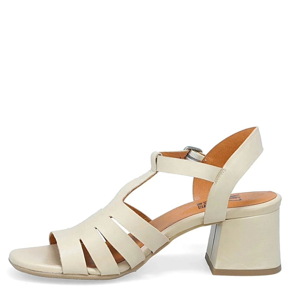 Miz Mooz Women's Boardwalk Heeled Sandal In Cream - Image 4