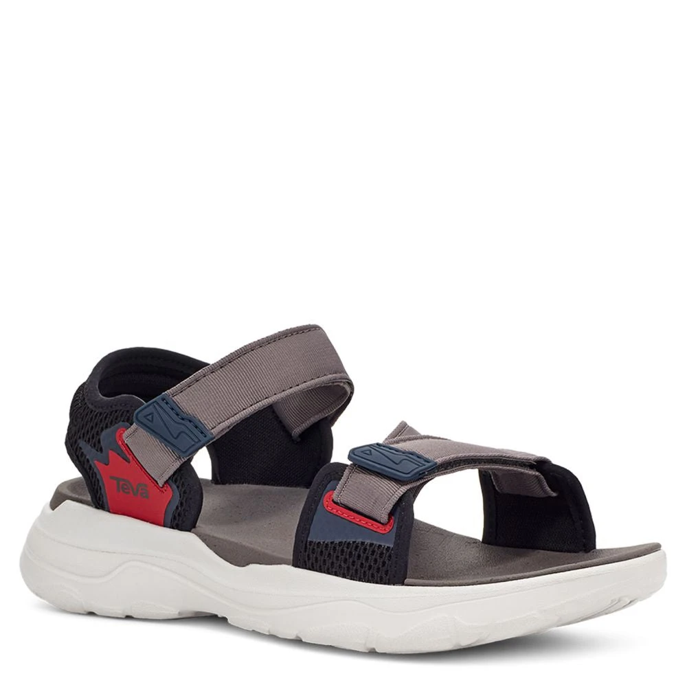 Teva Men's Zymic In Grey/Red - Image 2