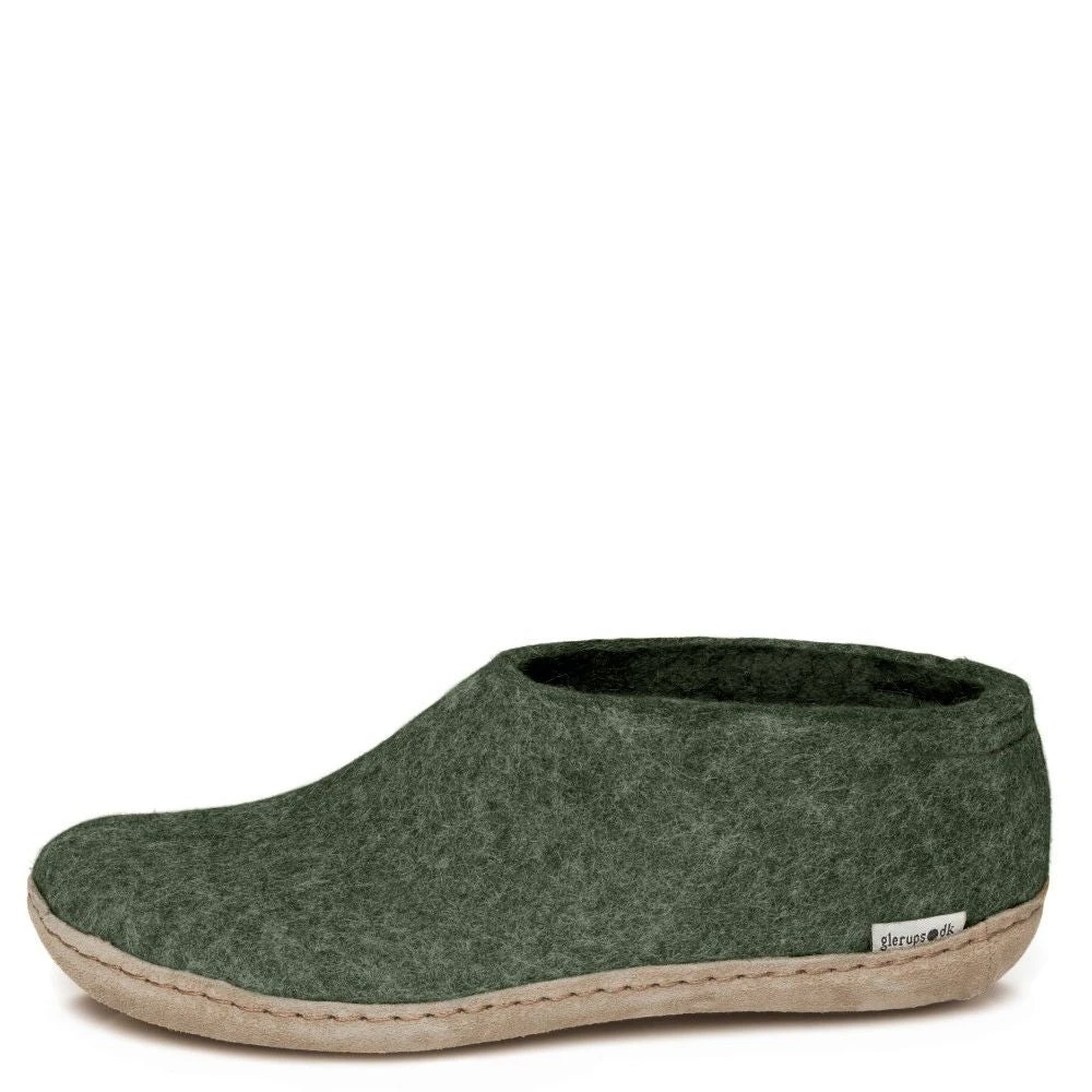 Glerups Shoe Leather Sole In Forest - Image 3