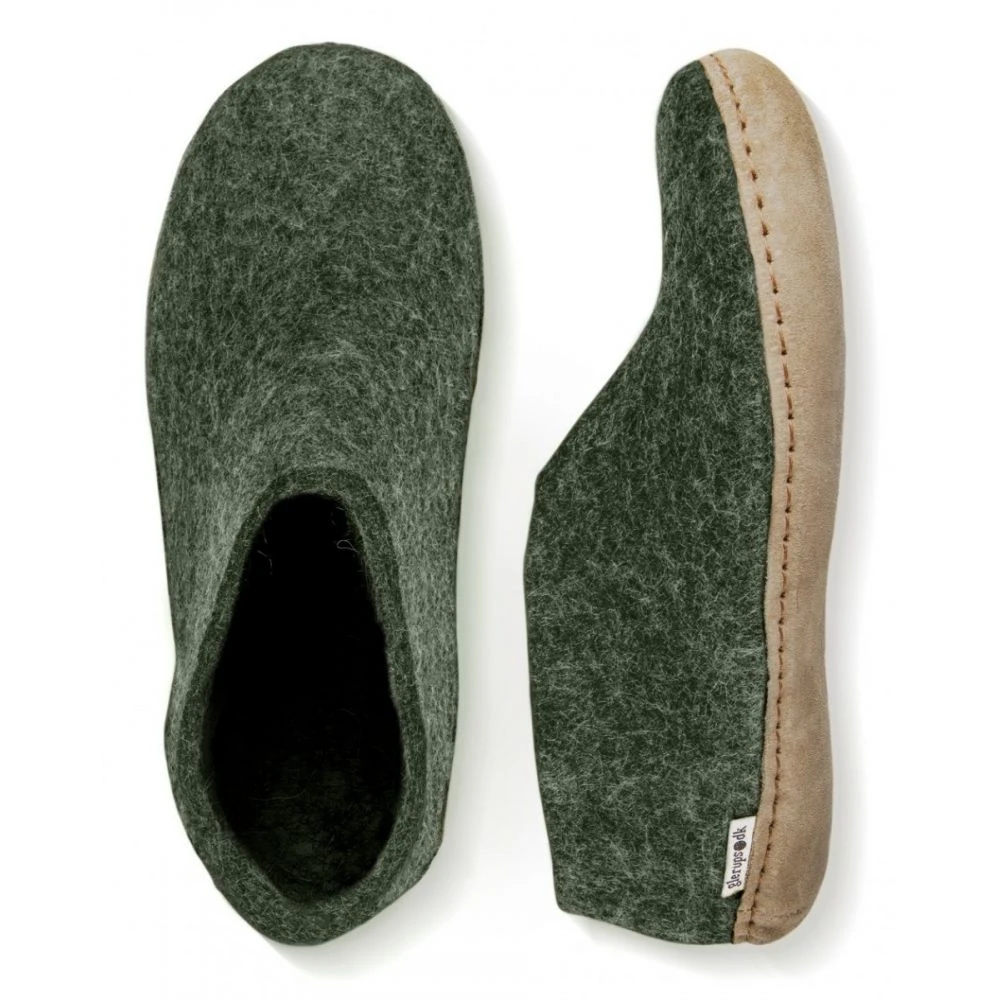 Glerups Shoe Leather Sole In Forest - Image 5