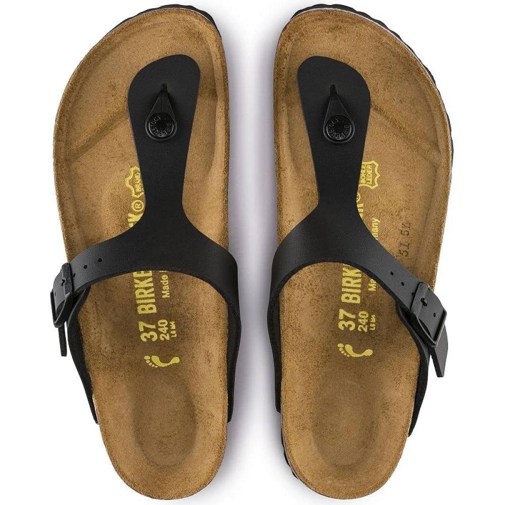 Birkenstock Gizeh Birko-Flor In Black (Narrow Width) - Image 4