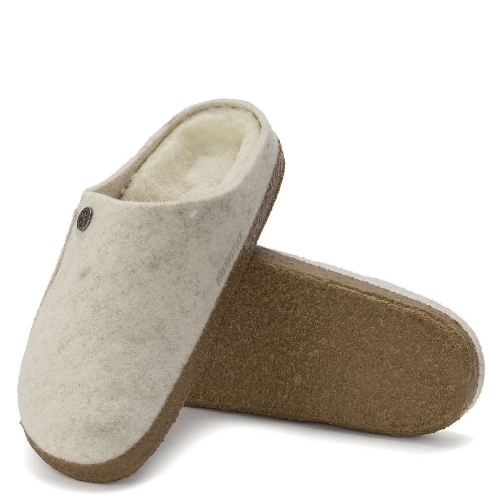 Birkenstock Women's Zermatt Shearling Wool Felt In Ecru (Narrow Width) - Image 4