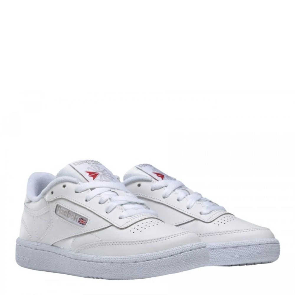 Reebok Women's Club C 85 In White/Sheer Grey - Image 2