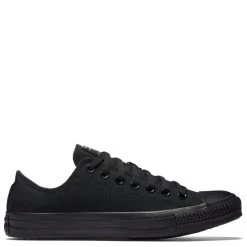 Converse Chuck Taylor All Star Mono Canvas Low Top In Black Monochrome