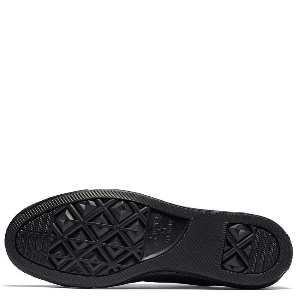 Converse Chuck Taylor All Star Mono Leather Low Top In Black Monochrome - Image 3