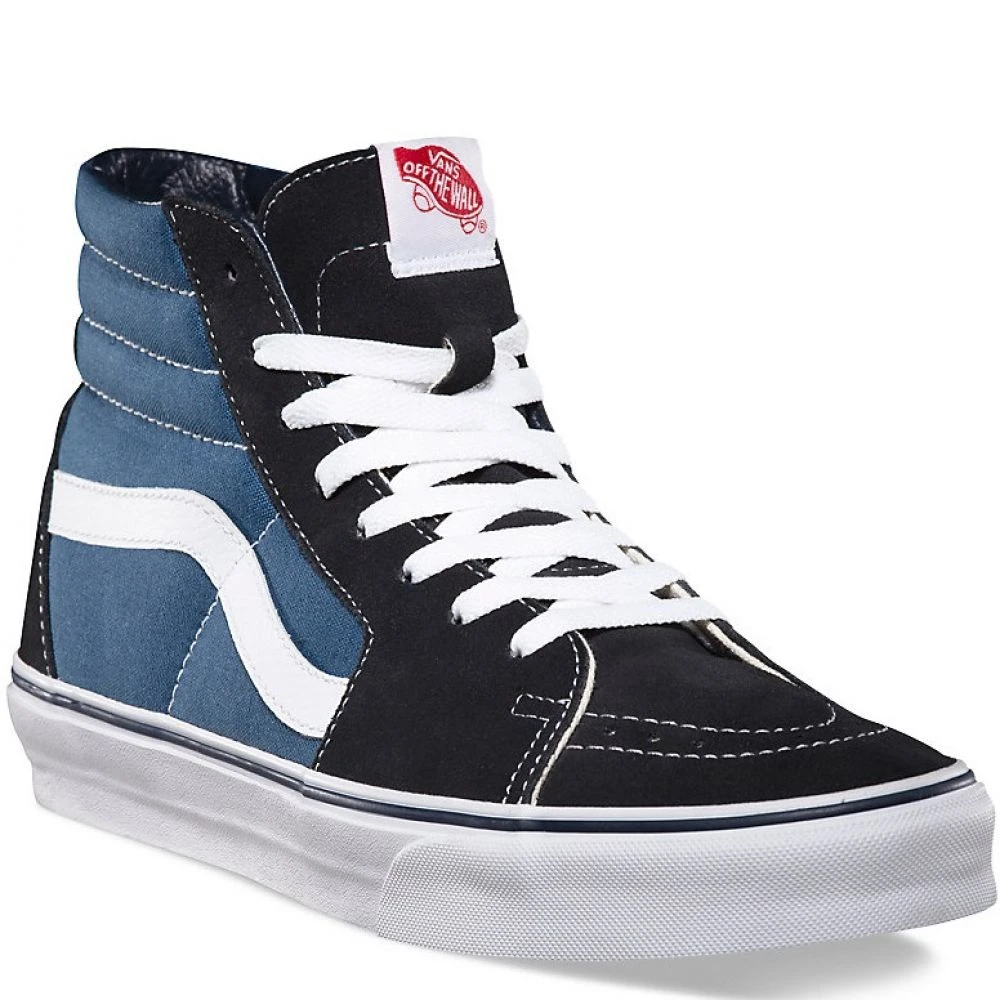 Vans SK8-Hi In Navy/White - Image 3
