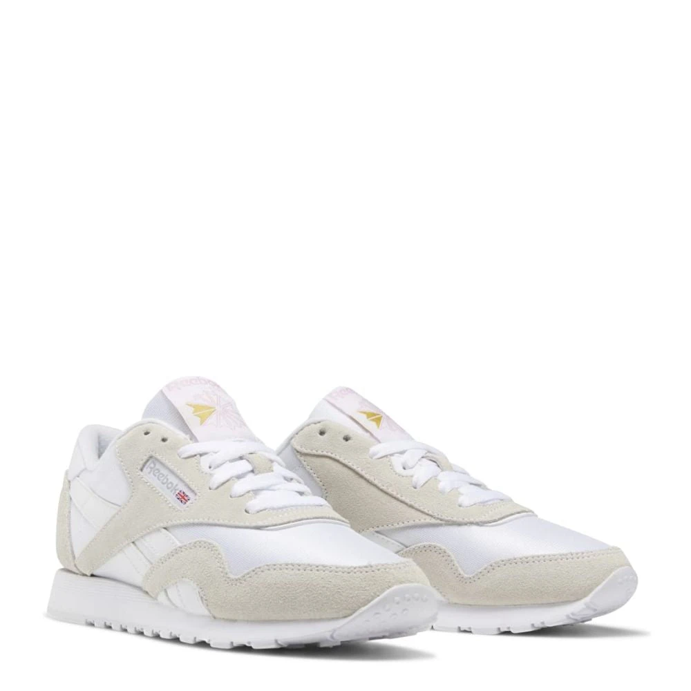 Reebok Women's Classic Nylon In White/Light Grey - Image 2