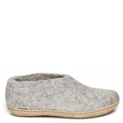 Glerups Shoe Leather Sole In Grey