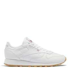 Reebok Men's Classic Leather In Ftwr White/Pure Grey 3/Rubber Gum 3