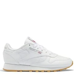 Reebok Women's Classic Leather In Ftwr White/Pure Grey 3/Reebok Rubber Gum-03