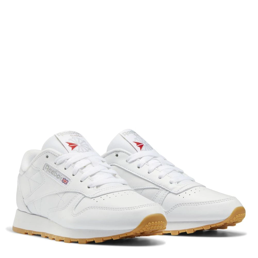 Reebok Women's Classic Leather In Ftwr White/Pure Grey 3/Reebok Rubber Gum-03 - Image 2