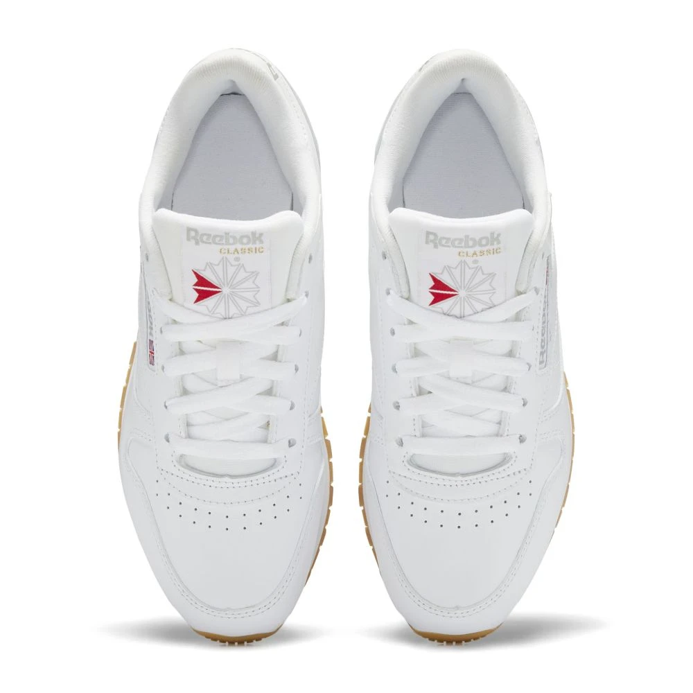 Reebok Women's Classic Leather In Ftwr White/Pure Grey 3/Reebok Rubber Gum-03 - Image 3