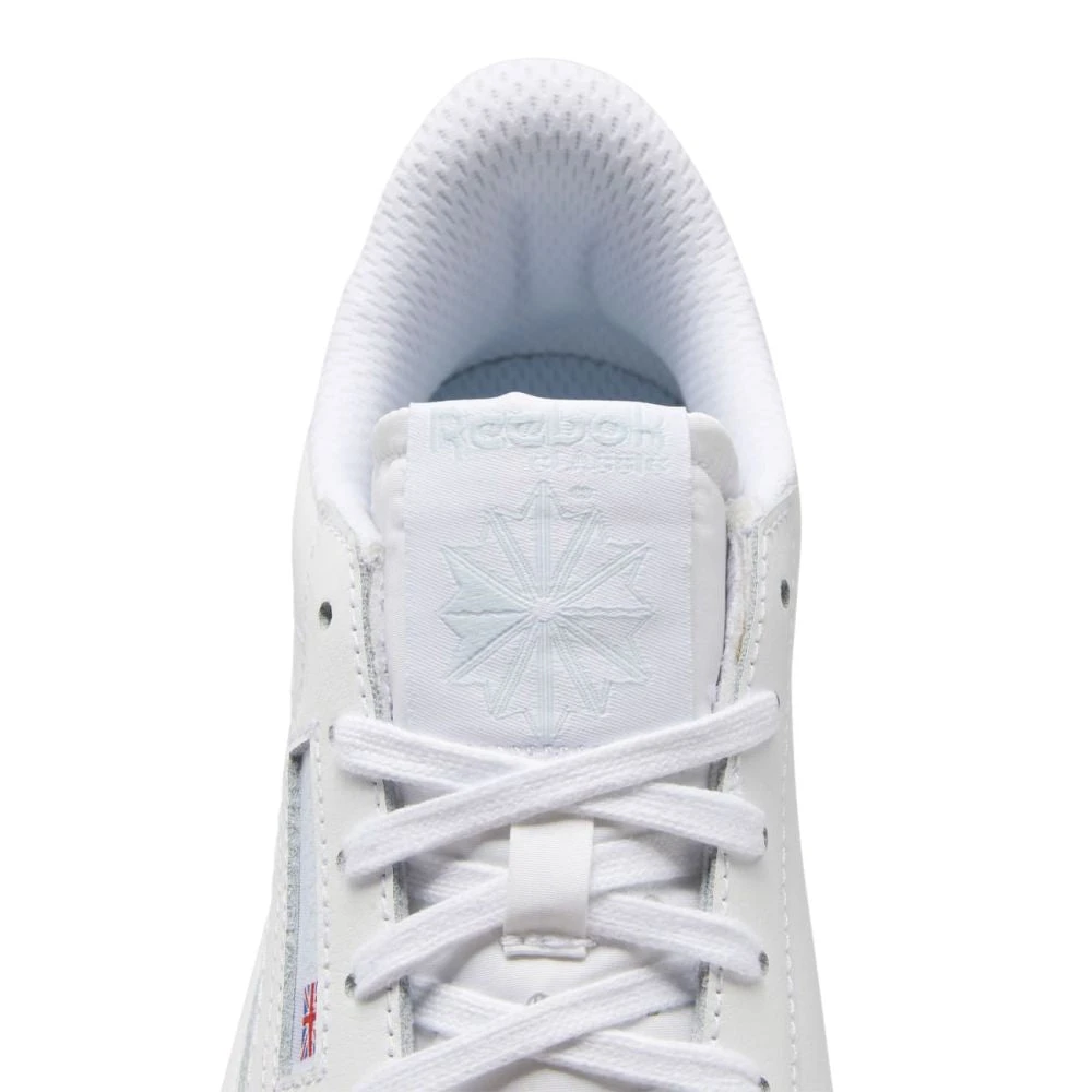 Reebok Women's Court Peak In Ftwr White/Glass Blue/Rbbr White - Image 4