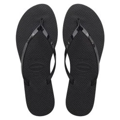 Havaianas Women's You Metallic Flip Flop BK In Black