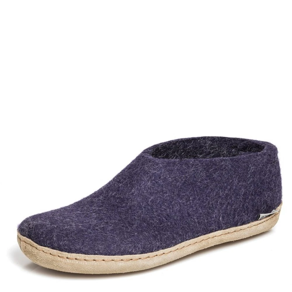 Glerups Women's Shoe Leather Sole In Purple - Image 4