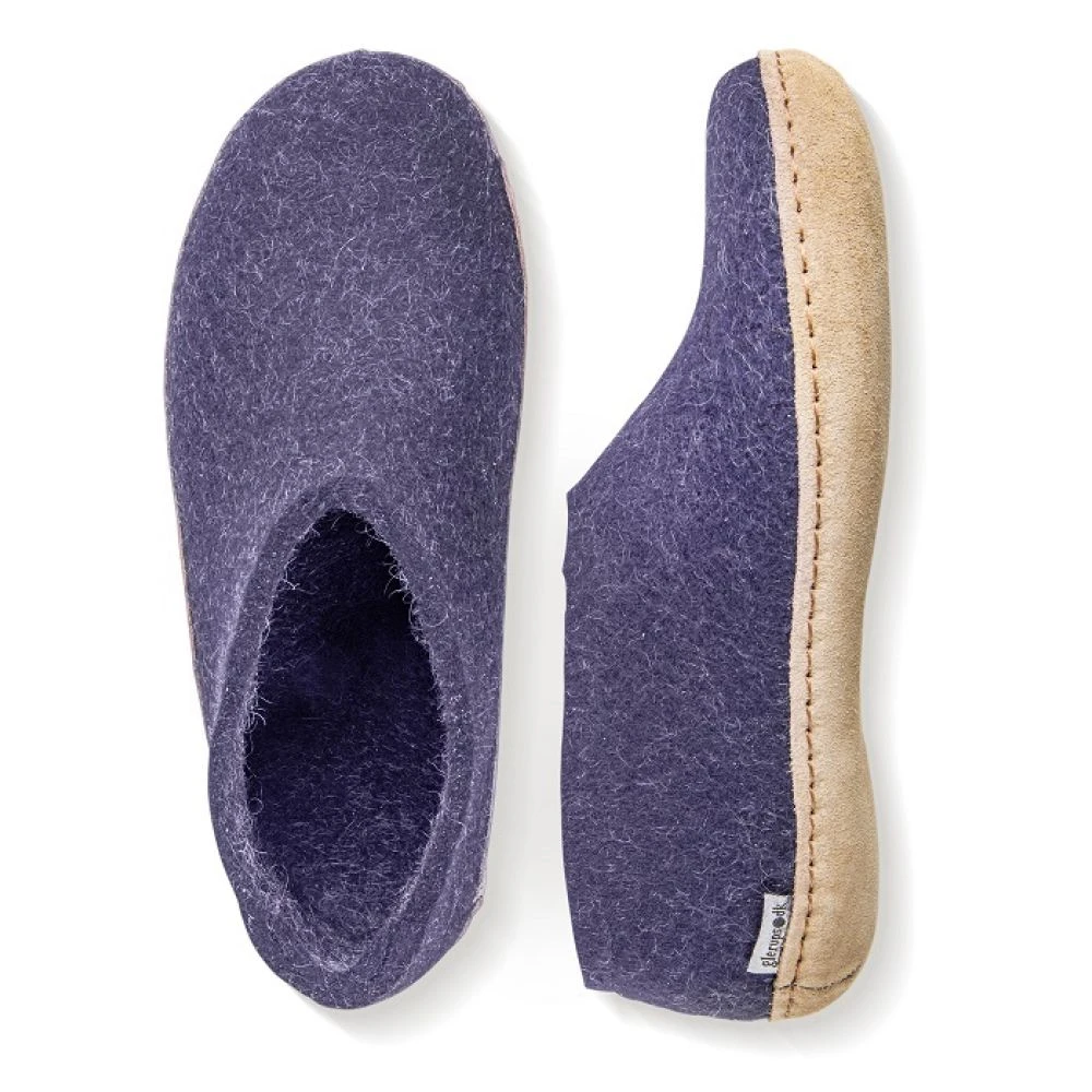 Glerups Women's Shoe Leather Sole In Purple - Image 5