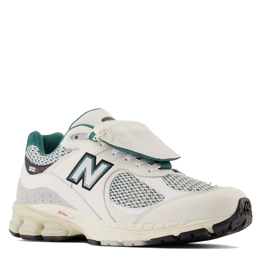 New Balance Men's 2002R In Sea Salt With Vintage Teal And White - Image 2
