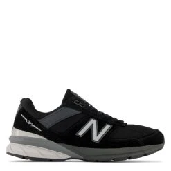 New Balance Men's Made In US 990v5 In Black With Silver