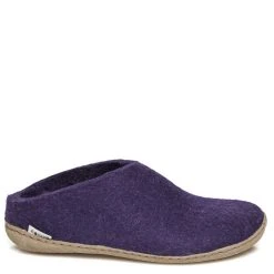 Glerups Women's Open Heel Leather Sole In Purple