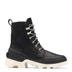 Sorel Women's Brex Lace Bootie In Black/Chalk