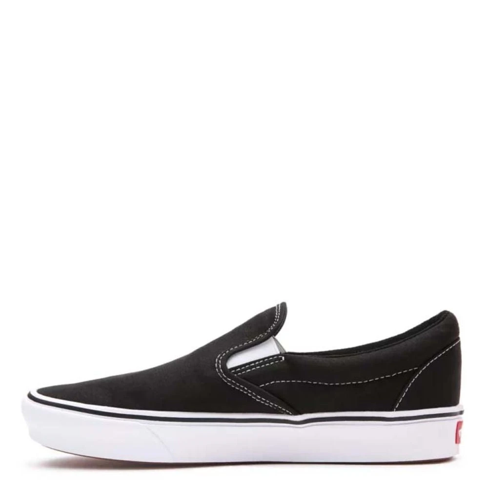 Vans ComfyCush Slip-On In Black/True White - Image 3