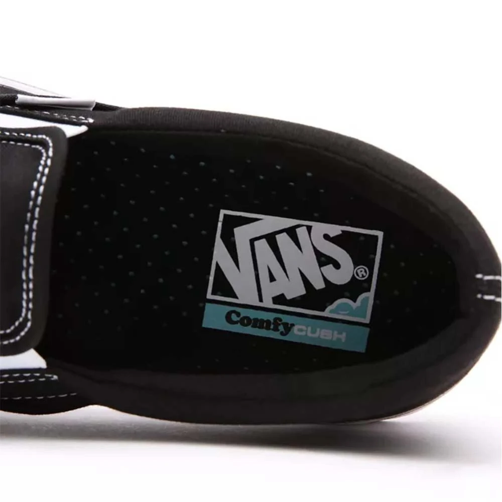 Vans ComfyCush Slip-On In Black/True White - Image 5
