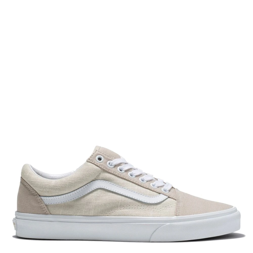 Vans Summer Linen Old Skool In Natural