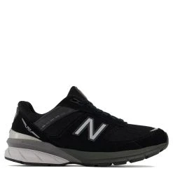 New Balance Women's Made In US 990v5 In Black With Silver