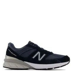 New Balance Women's Made In US 990v5 In Navy With Silver