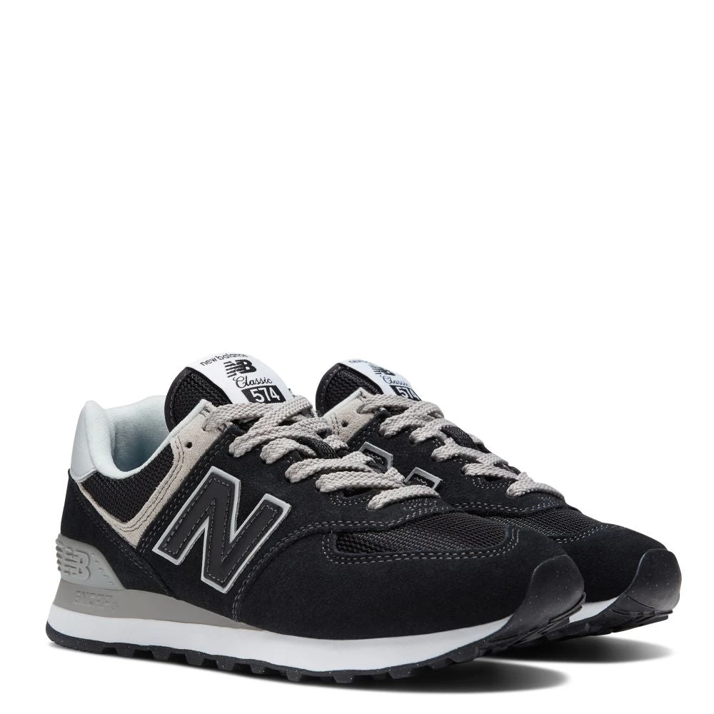 New Balance Women's 574v3 In Black With White - Image 2