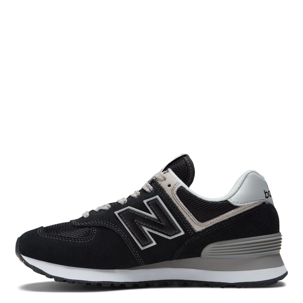 New Balance Women's 574v3 In Black With White - Image 3