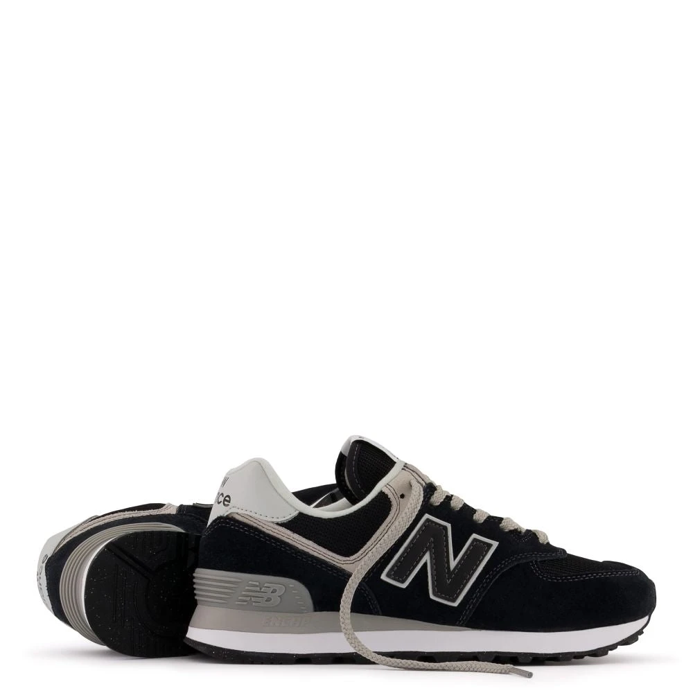 New Balance Women's 574v3 In Black With White - Image 4